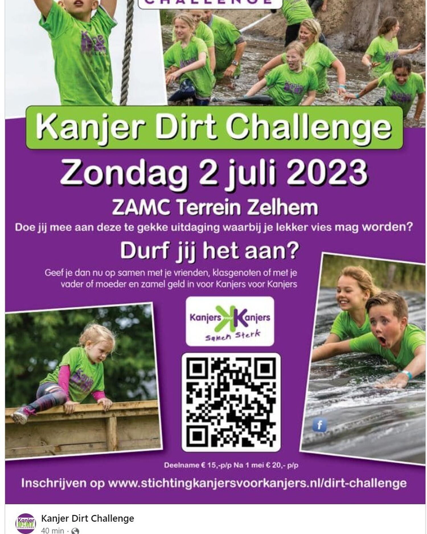 Kanjer Dirt Challenge inschrijving